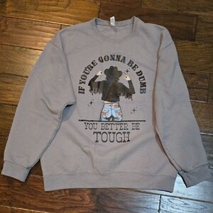 Gildan Gray Graphic Sweatshirt